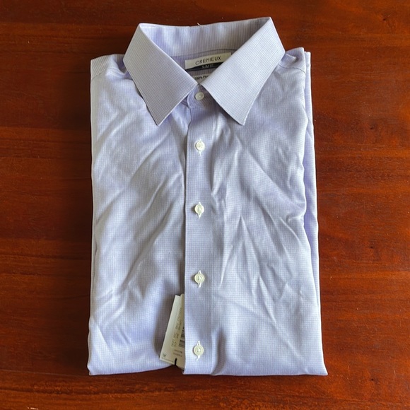 Daniel Cremieux Dress Shirt size 17 1/2 34 Lavender/blue - Picture 1 of 7